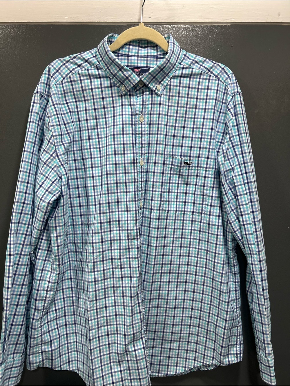 Vineyard Vines Men’s Plaid Classic Fit Tucker Button-Down Shirt XL EUC